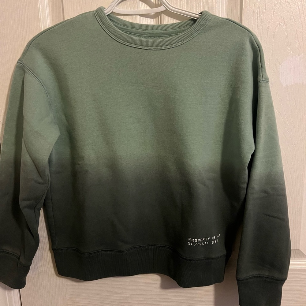 Gap Green Ombre Sweatshirt